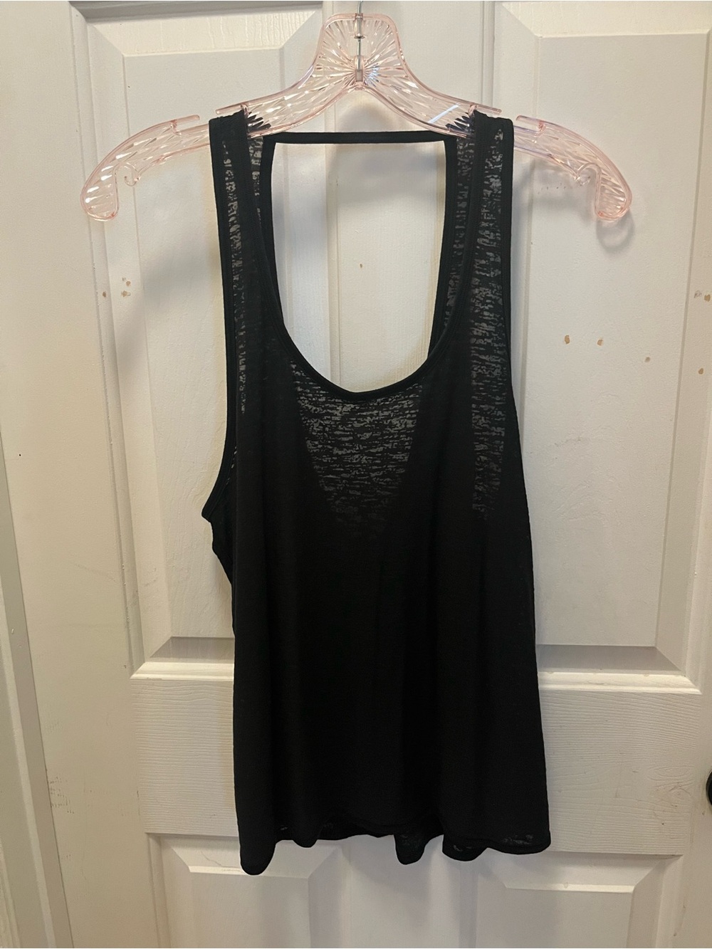 🍋 EUC Lululemon Breeze Through Tank - Black - Sz 8 (?)